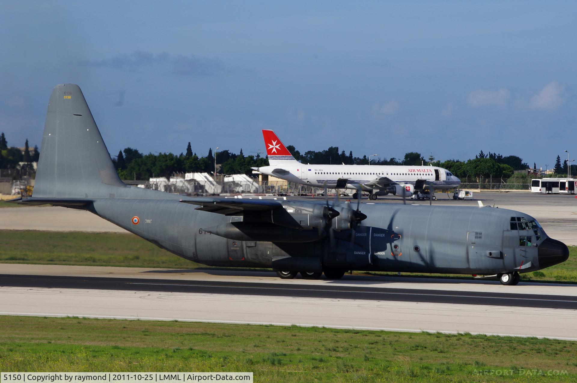5150, 1988 Lockheed C-130H-30 Hercules C/N 382-5150, C130H Hercules 5150/61-PG French Air Force.