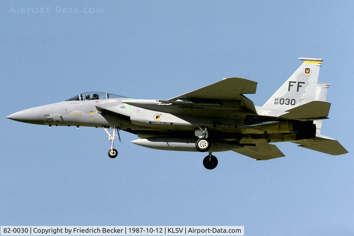 82-0030, 1982 McDonnell Douglas F-15C Eagle C/N 0846/C261, on final