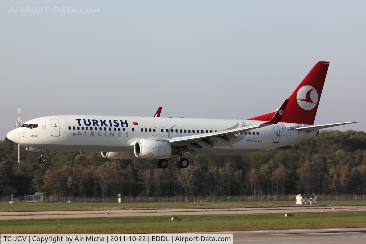TC-JGV, 2006 Boeing 737-8F2 C/N 34419, Turkish Airlines, Boeing 737-8F2, CN: 34419/2021, Name: Cesme