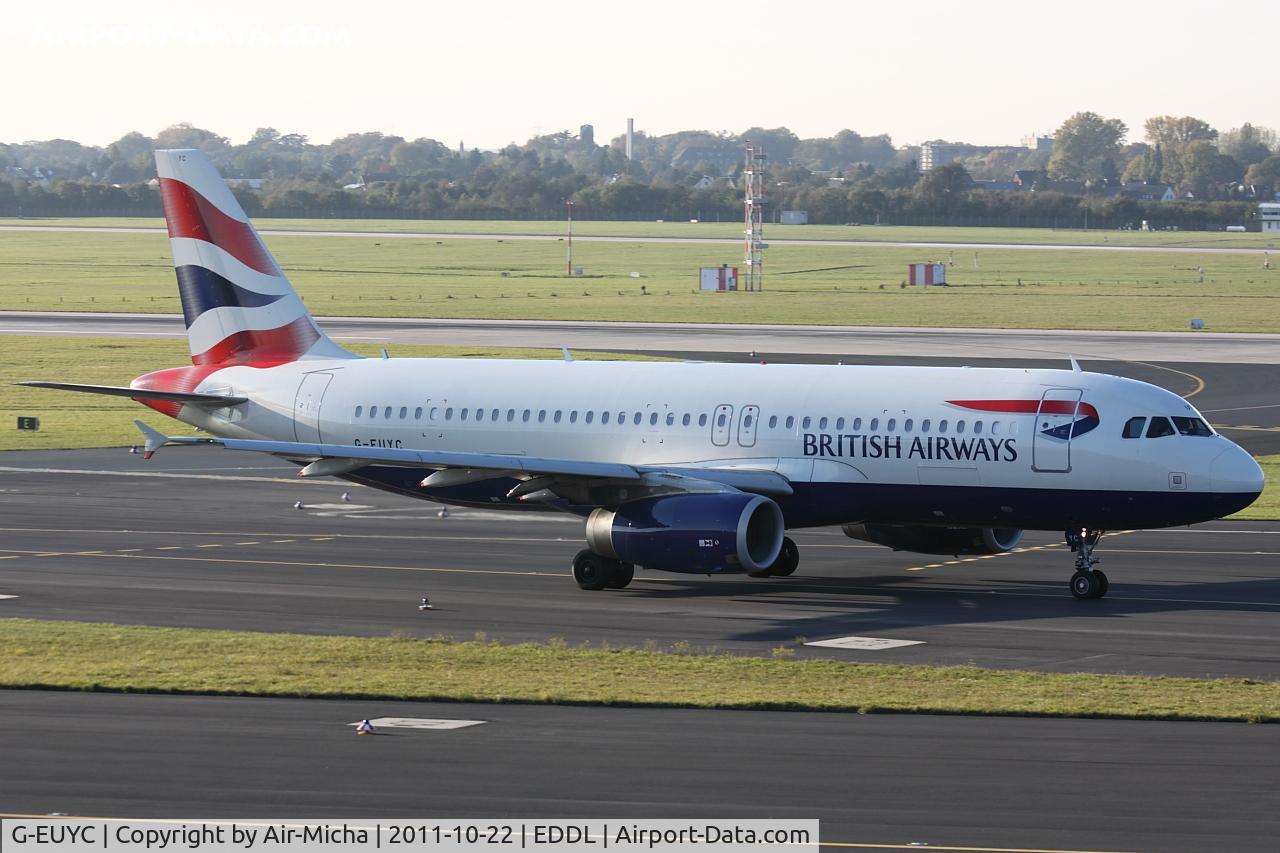 G-EUYC, 2008 Airbus A320-232 C/N 3721, British Airways, Airbus A320-232, CN: 3721