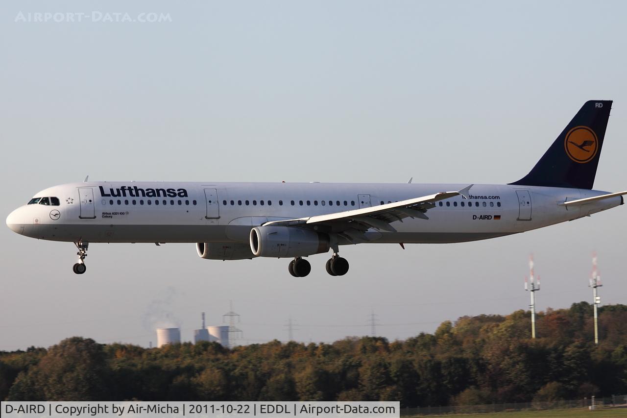 D-AIRD, 1994 Airbus A321-131 C/N 0474, Lufthansa, Airbus A321-131, CN: 0474, Name: Coburg