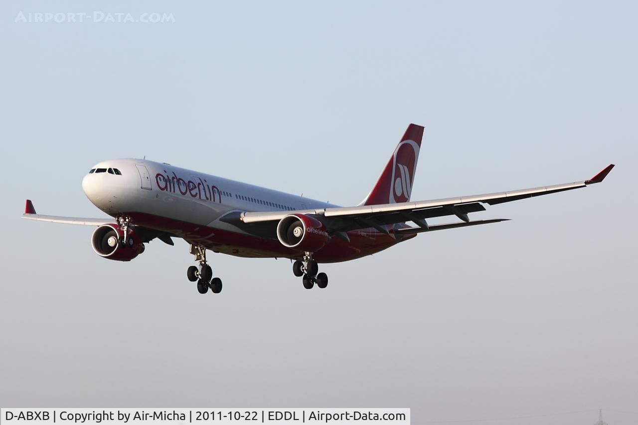 D-ABXB, 2000 Airbus A330-223 C/N 322, Air Berlin, Airbus A330-223, CN: 0332