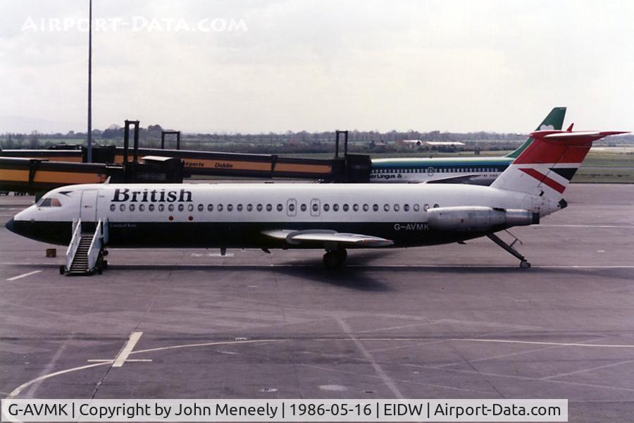 G-AVMK, 1968 BAC 111-510ED One-Eleven C/N BAC.139, On the ramp at Dublin.