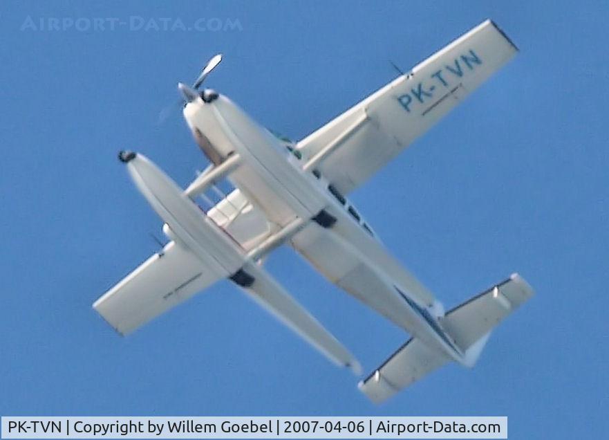 PK-TVN, 2002 Cessna 208 Caravan 1 C/N 20800358, Fly over on Bali