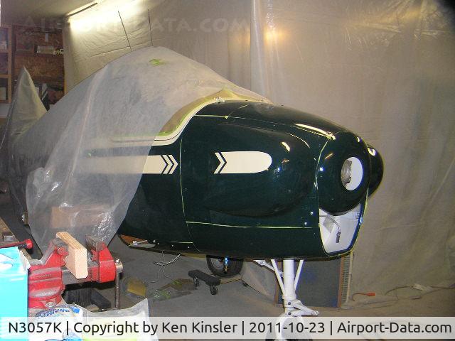 N3057K, 1946 Culver V C/N V-276, Coweling and stripe painted