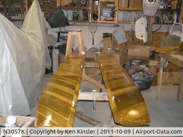 N3057K, 1946 Culver V C/N V-276, Two coats of epoxy varnish. Flap ready for cover
