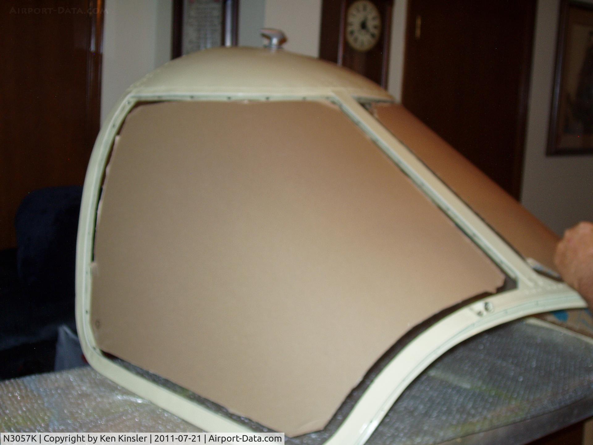 N3057K, 1946 Culver V C/N V-276, New glass in hinged canopy
