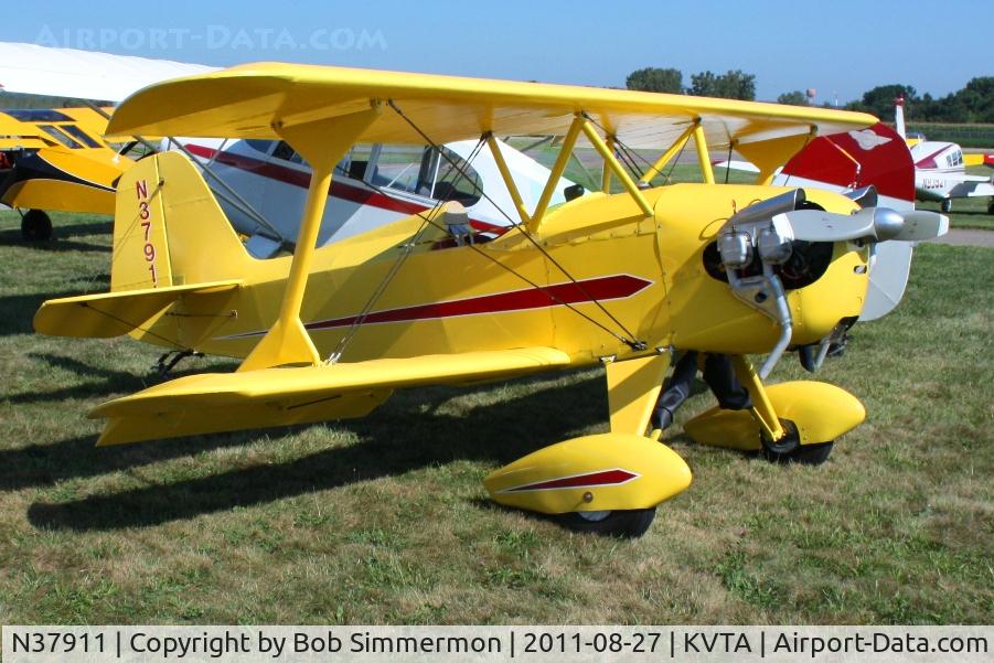 N37911, 1976 Smith DSA-1 Miniplane C/N 110, At the EAA fly-in - Newark, Ohio