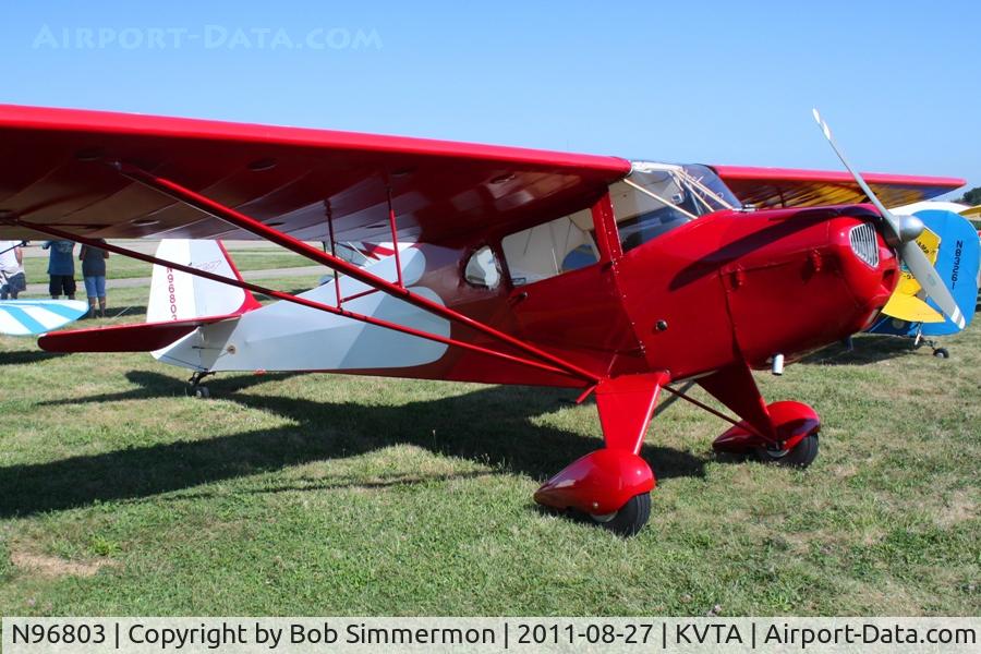 N96803, 1946 Taylorcraft BC12-D C/N 9103, At the EAA fly-in - Newark, Ohio
