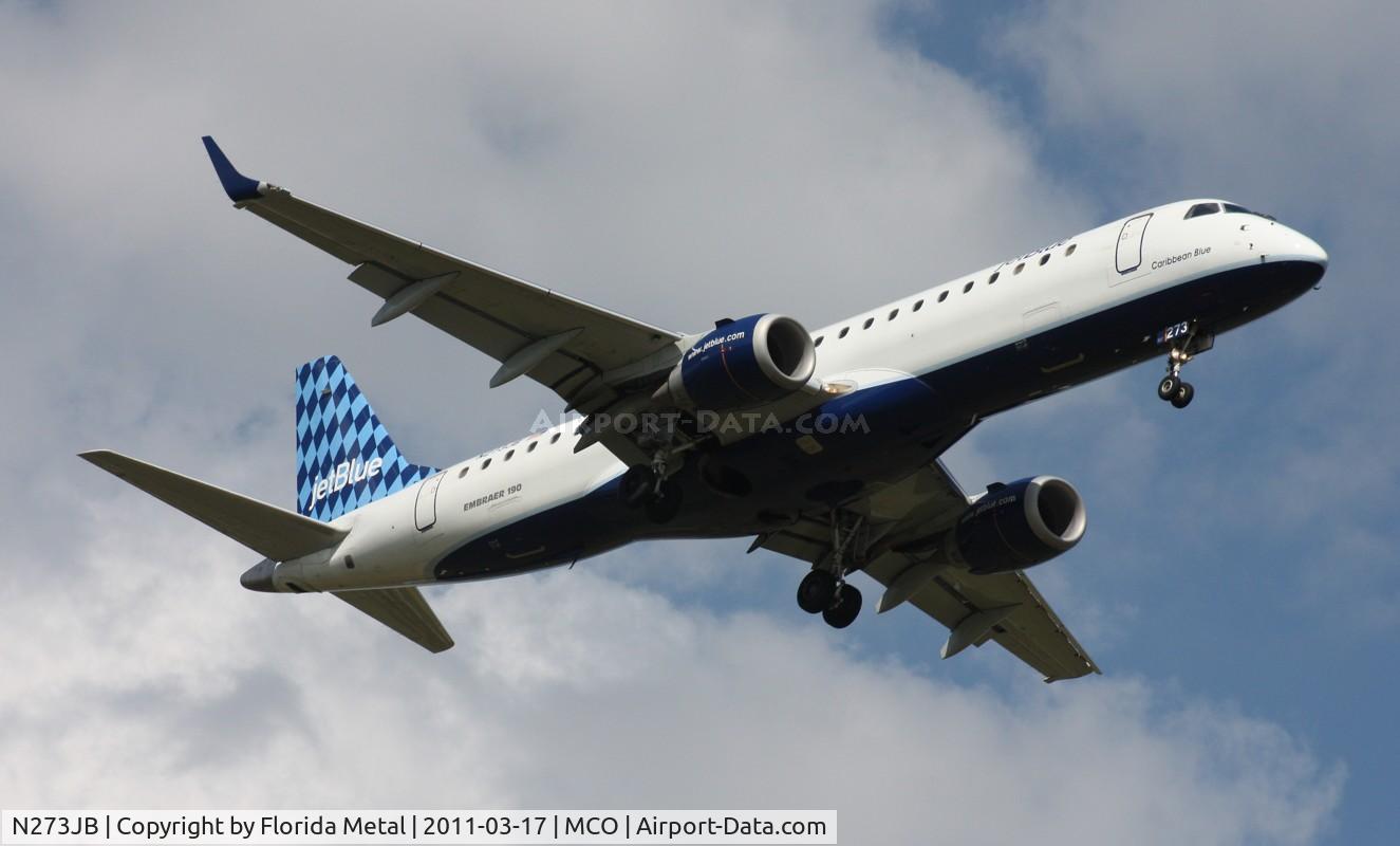N273JB, 2007 Embraer ERJ-190-100 IGW 190AR C/N 19000073, 