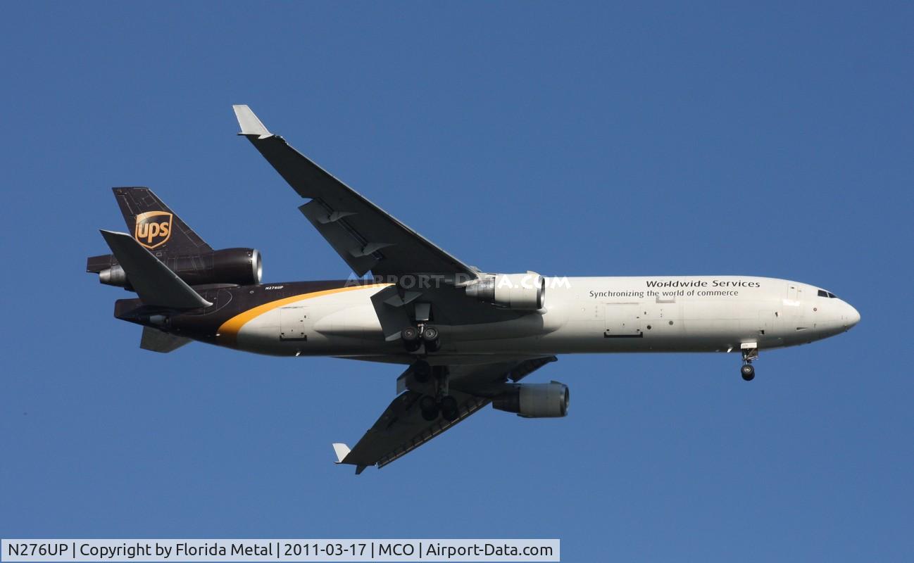 N276UP, 1996 McDonnell Douglas MD-11F C/N 48579, UPS MD-11F