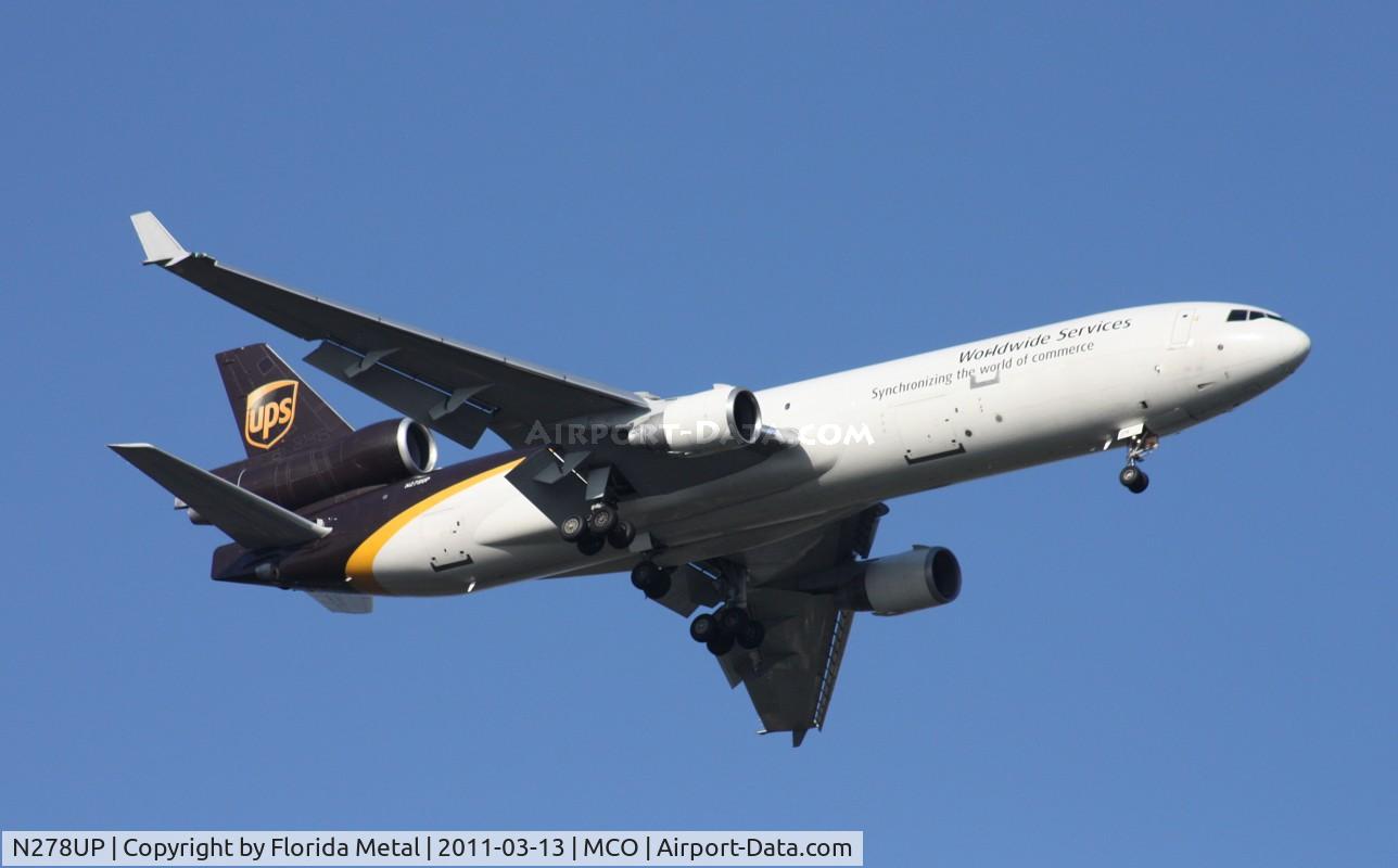 N278UP, 1995 McDonnell Douglas MD-11F C/N 48577, UPS MD-11F
