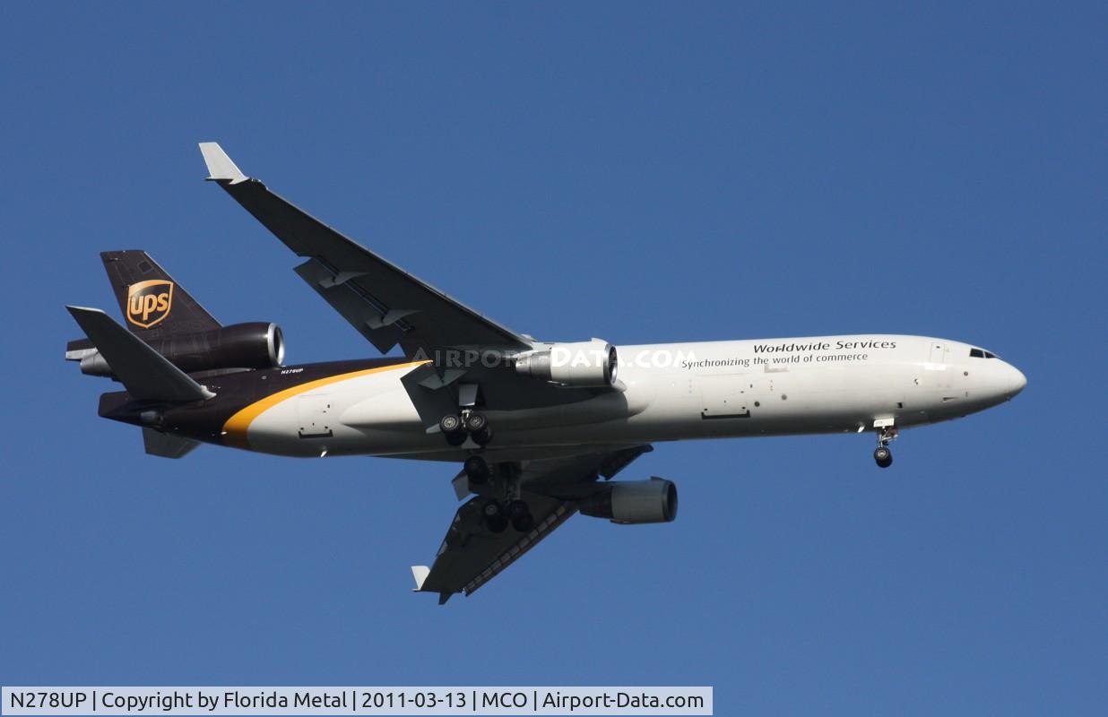 N278UP, 1995 McDonnell Douglas MD-11F C/N 48577, UPS MD-11F