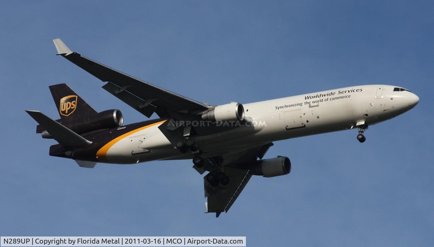 N289UP, 1992 McDonnell Douglas MD-11F C/N 48455, UPS MD-11