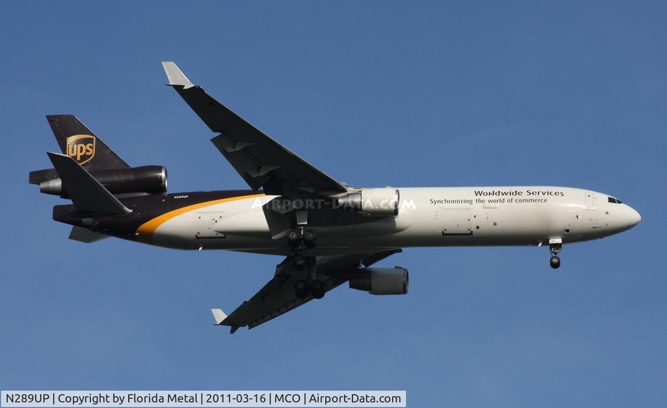 N289UP, 1992 McDonnell Douglas MD-11F C/N 48455, UPS MD-11F