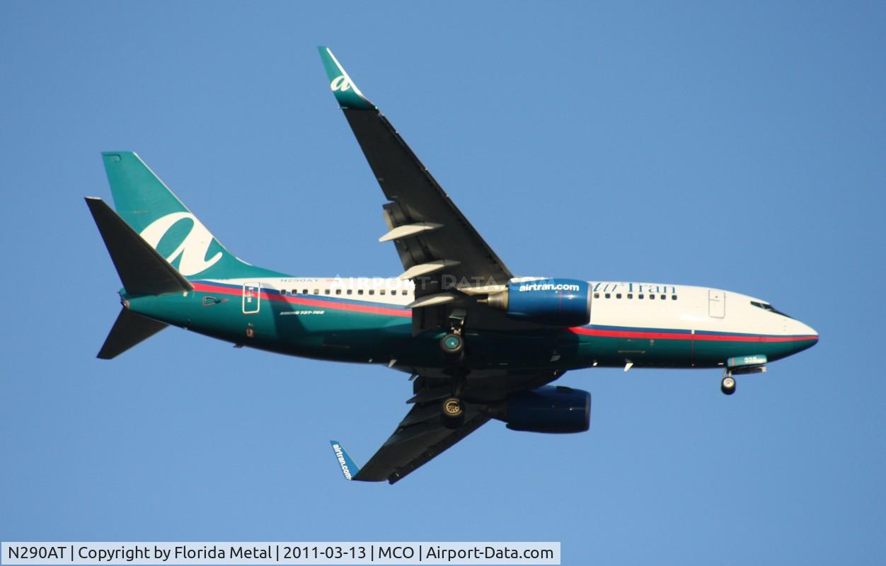 N290AT, 2006 Boeing 737-7BD C/N 33925, Air Tran 737