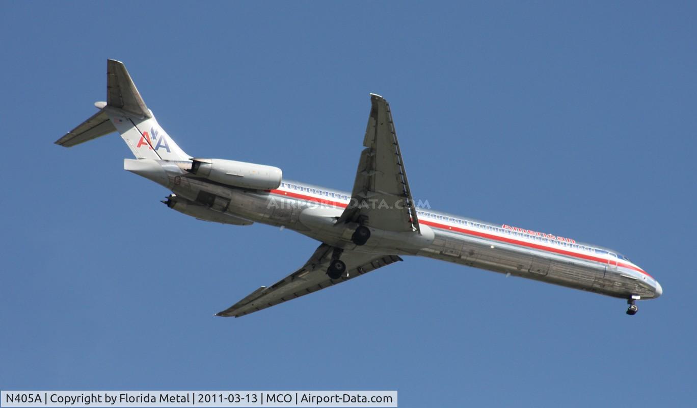 N405A, 1986 McDonnell Douglas MD-82 (DC-9-82) C/N 49316, American MD-82