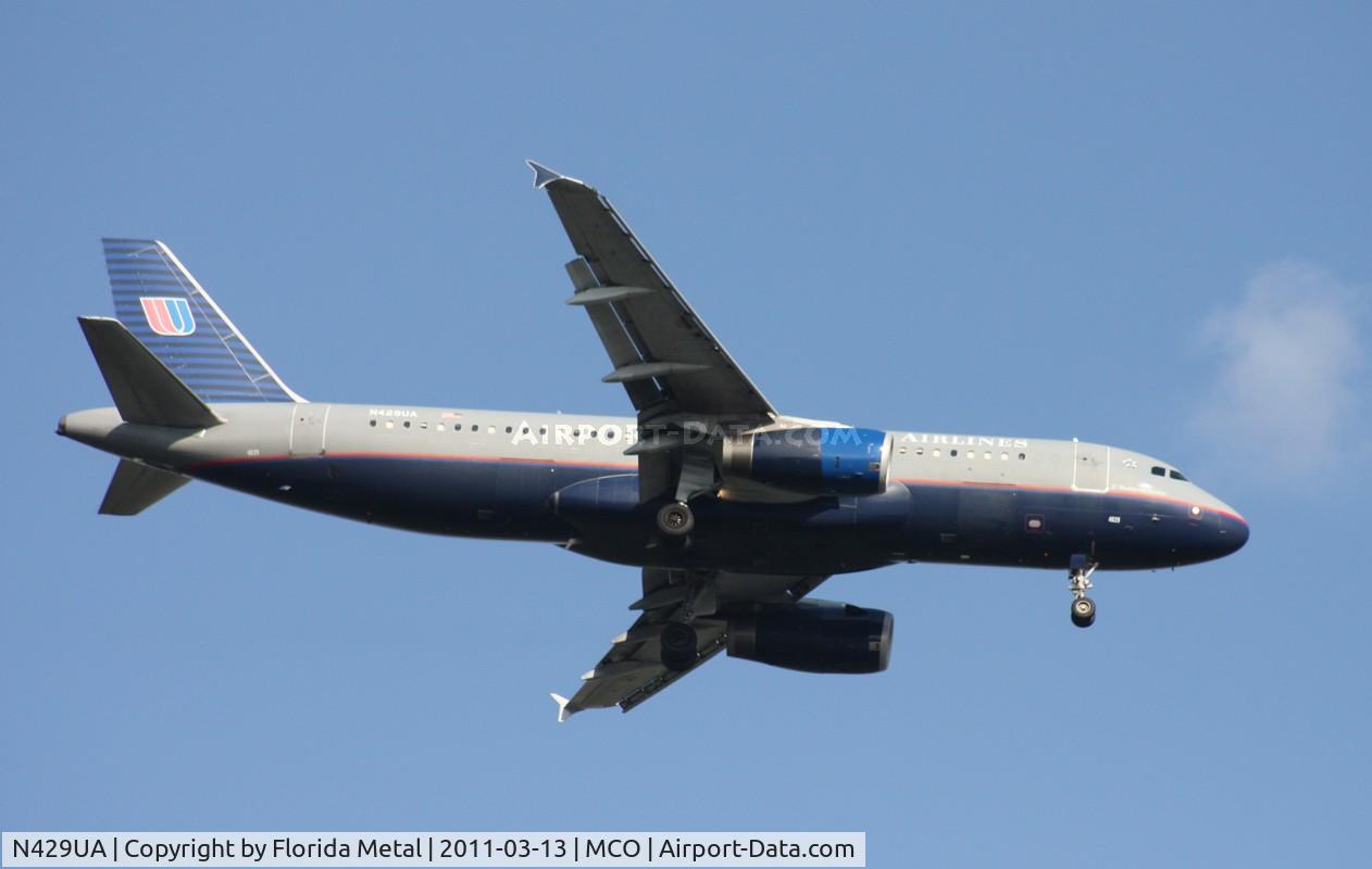 N429UA, 1995 Airbus A320-232 C/N 539, United A320
