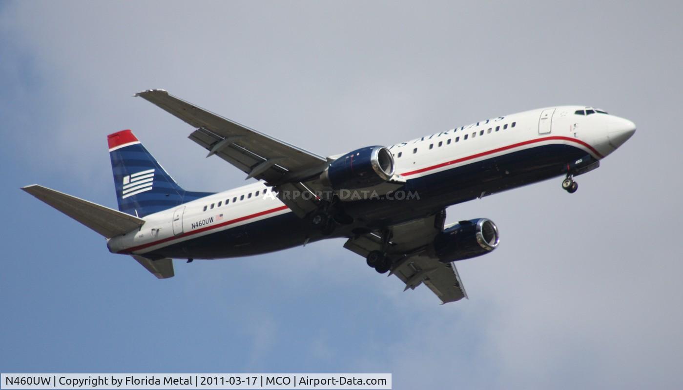 N460UW, 1991 Boeing 737-4B7 C/N 25024, US Airways 737