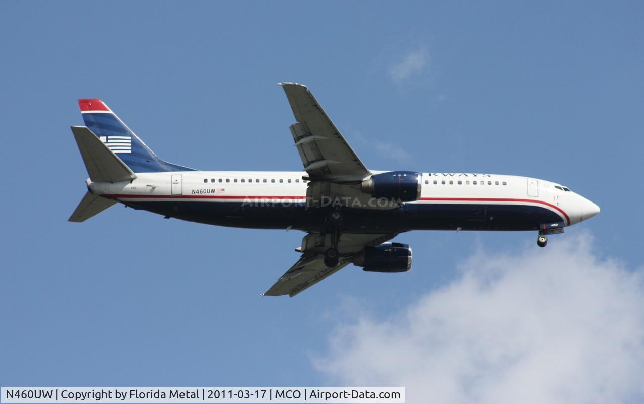 N460UW, 1991 Boeing 737-4B7 C/N 25024, US Airways 737