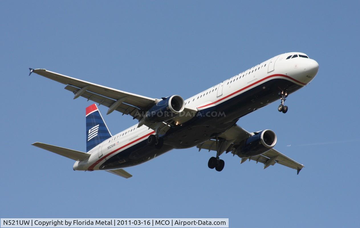 N521UW, 2009 Airbus A321-231 C/N 3944, US Airways A321