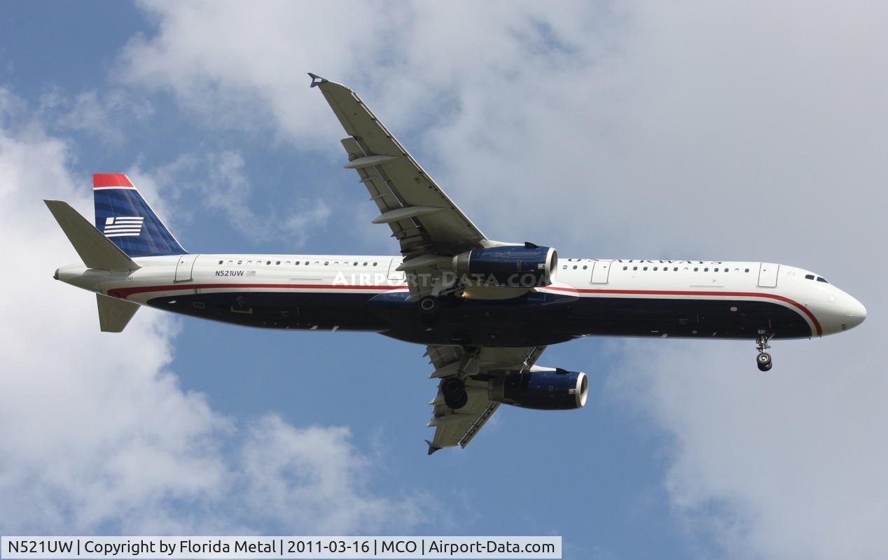 N521UW, 2009 Airbus A321-231 C/N 3944, US Airways A321