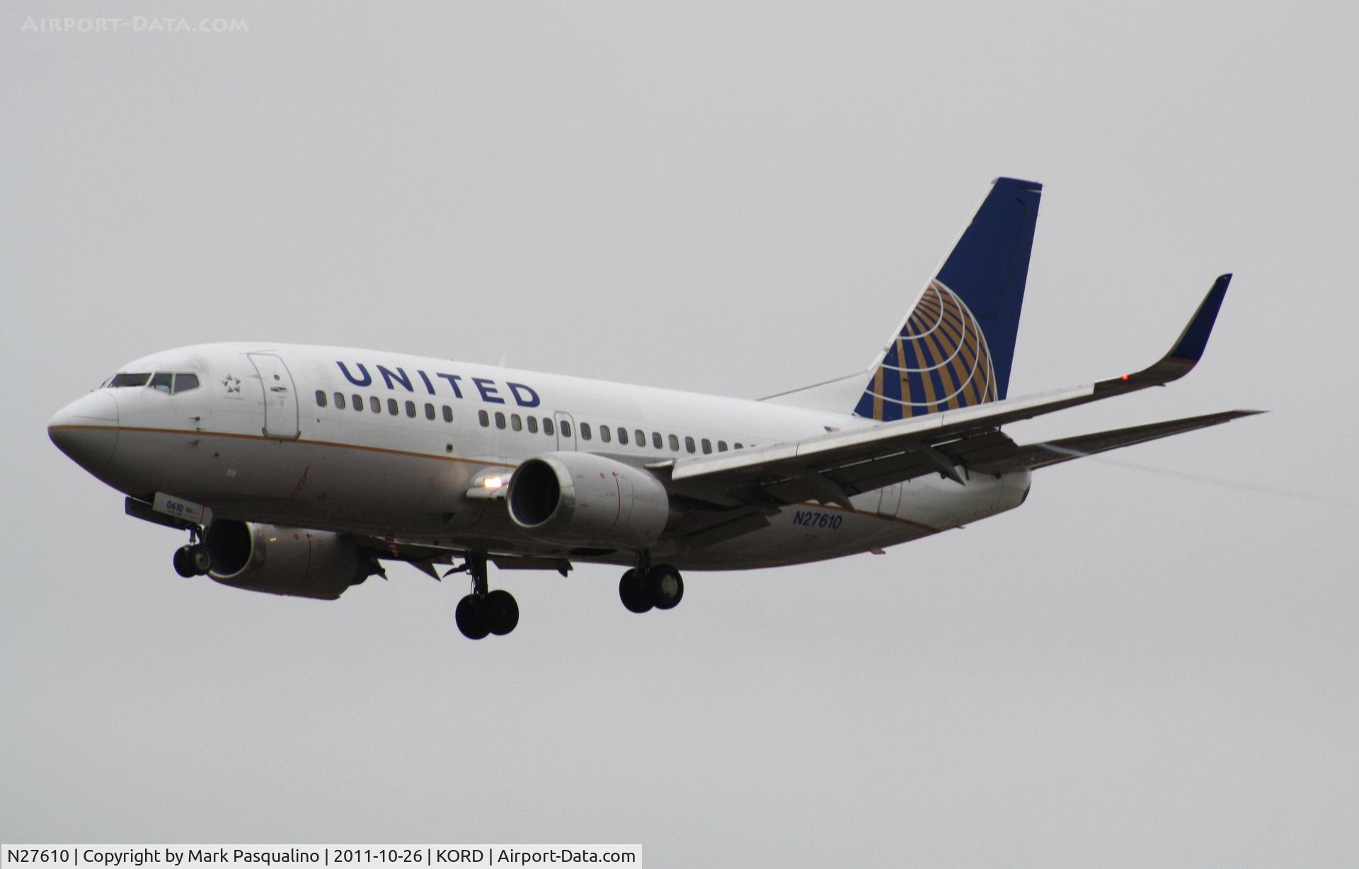 N27610, 1994 Boeing 737-524 C/N 27323, Boeing 737-500