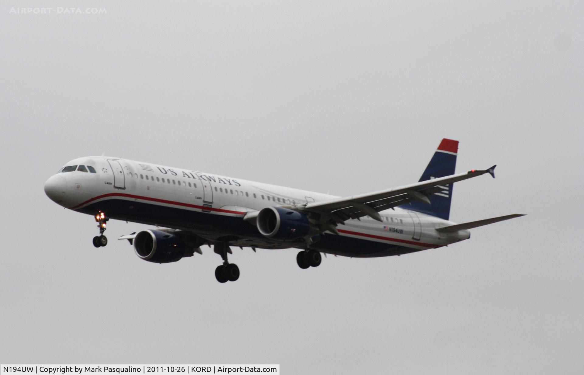 N194UW, 2008 Airbus A321-211 C/N 3629, Airbus A321