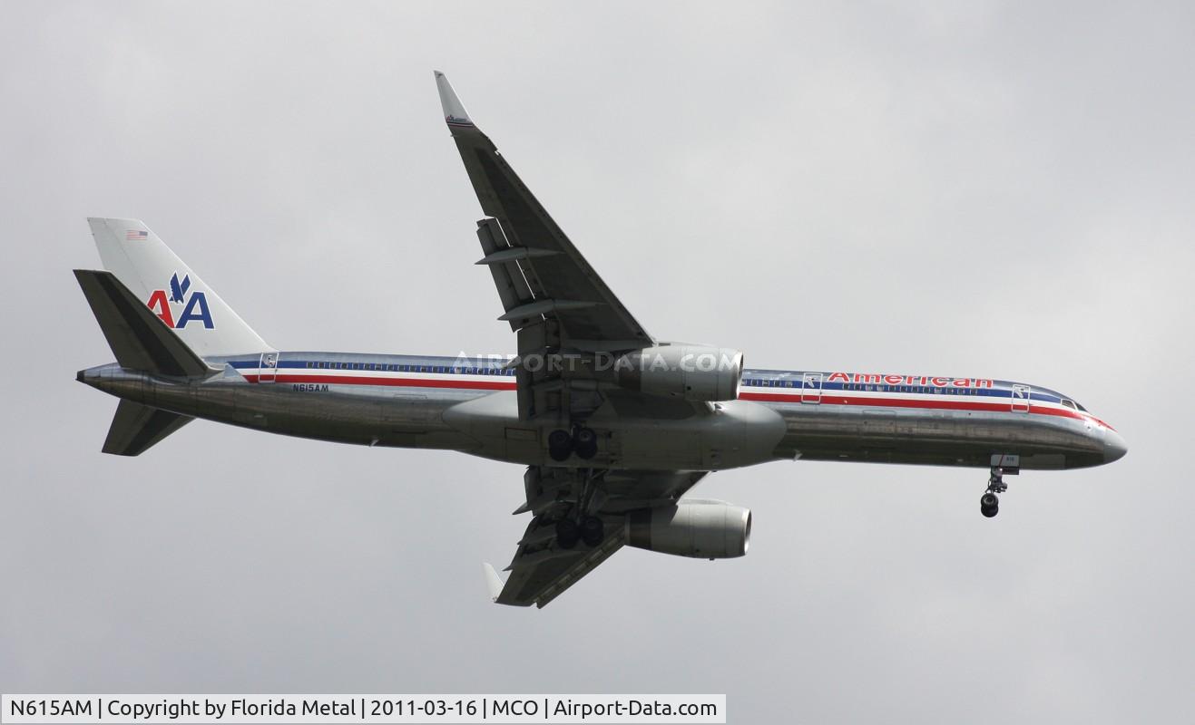 N615AM, 1989 Boeing 757-223 C/N 24491, American 757
