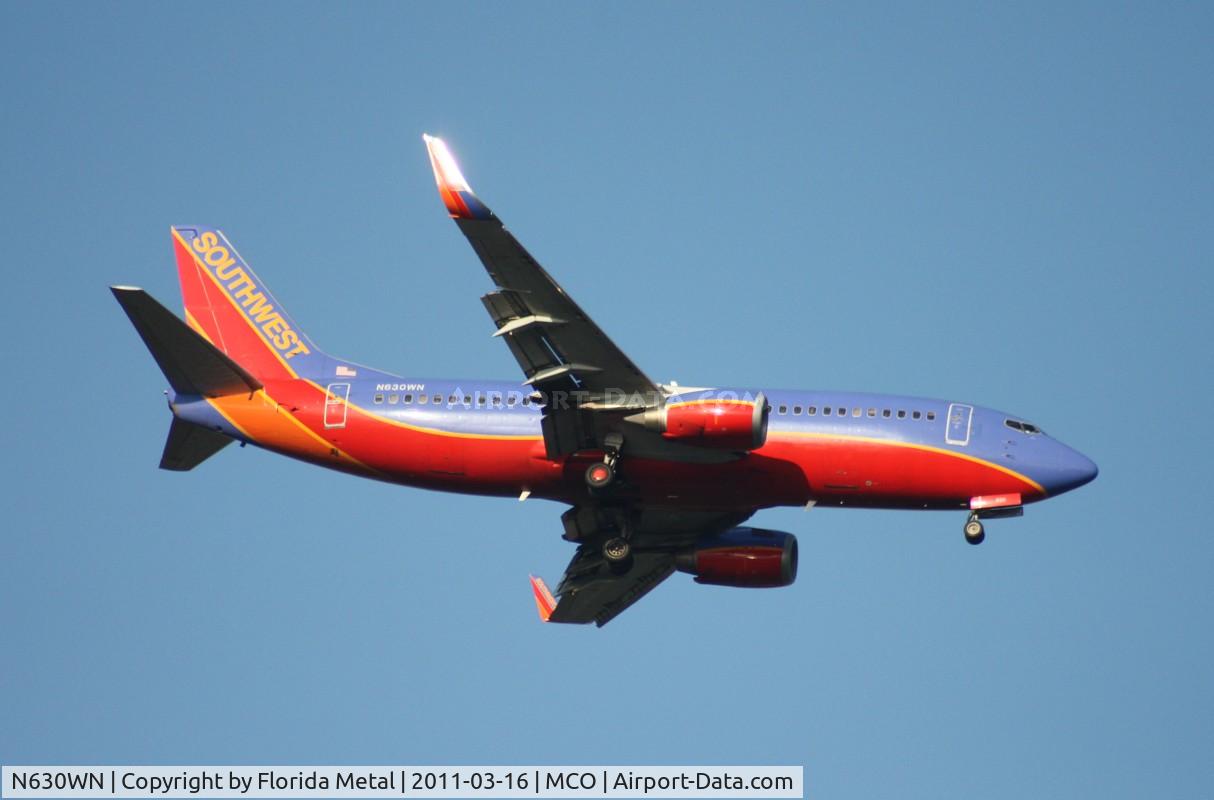 N630WN, 1996 Boeing 737-3H4 C/N 27705, Southwest 737