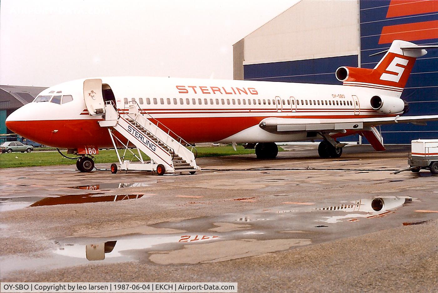 OY-SBO, 1988 Boeing 727-2K3 C/N 22770, CPH 4.6.87 SBO in new color