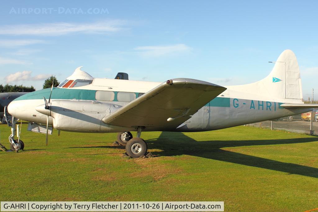 G-AHRI, 1946 De Havilland DH-104 Dove 1B C/N 04008, At Newark Air Museum