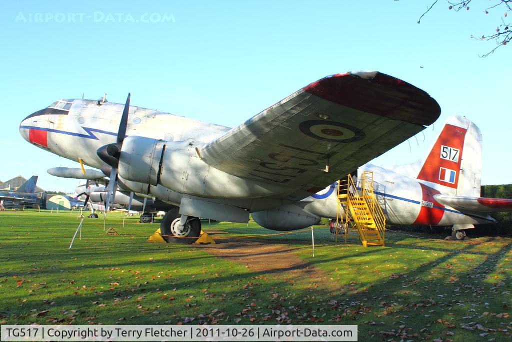 TG517, 1948 Handley Page Hastings T.5 C/N HP67/21, At Newark Air Museum in the UK