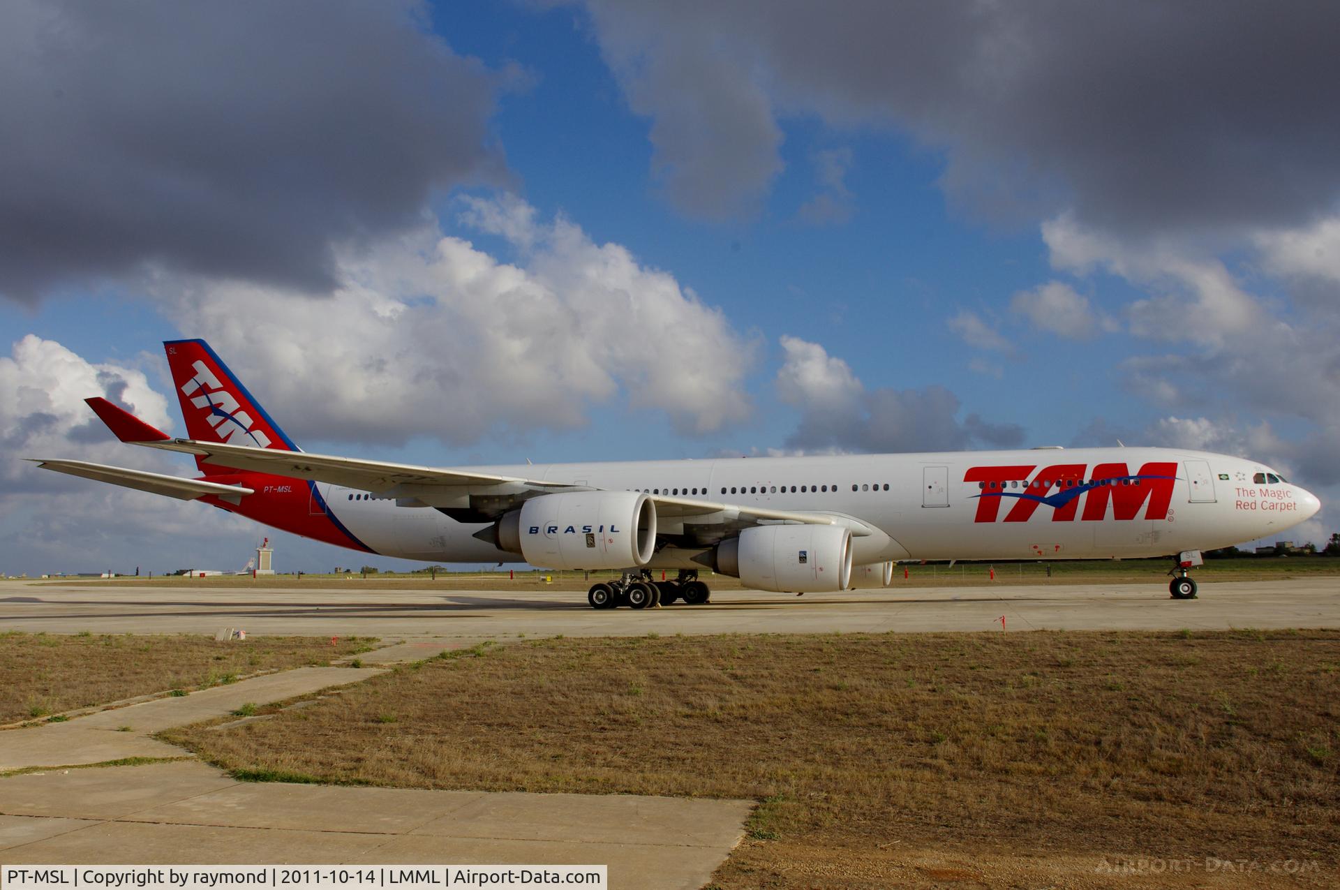 PT-MSL, 2003 Airbus A340-541 C/N 464, A340 PT-MSL TAM Brazil