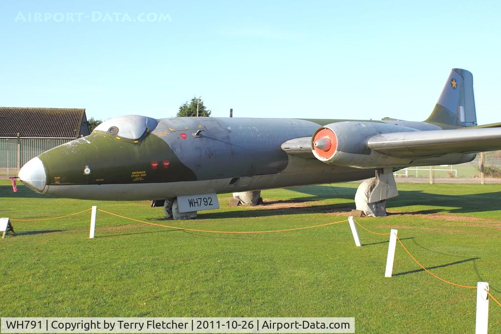 WH791, 1954 English Electric Canberra PR.7 C/N Not found WH791, At Newark Air Museum in the UK - pained as WH792