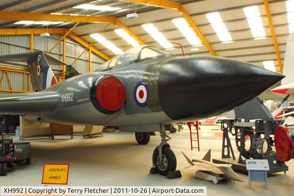 XH992, 1959 Gloster Javelin FAW.8 C/N Not found XH992, At Newark Air Museum in the UK