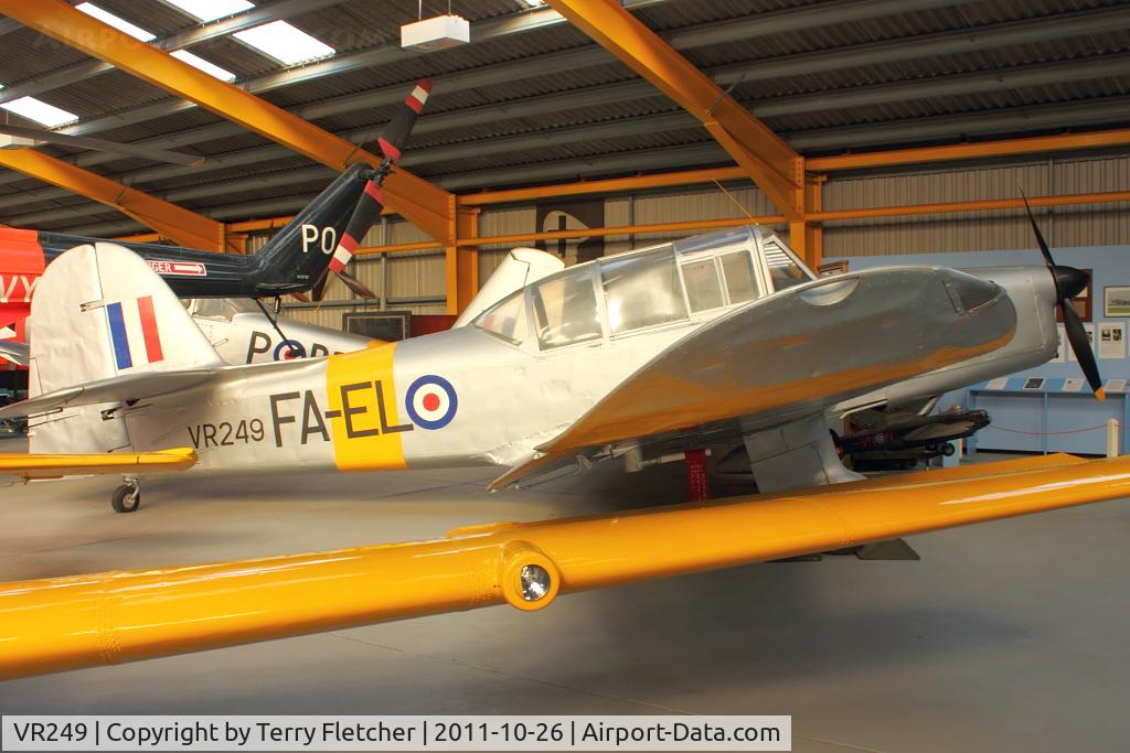 VR249, Percival P-40 Prentice T1 C/N Not found VR249, At Newark Air Museum in the UK