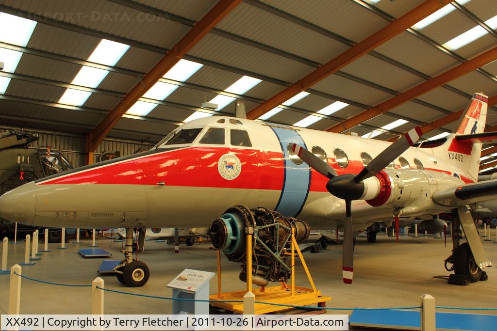 XX492, Scottish Aviation HP-137 Jetstream T.1 C/N 274, At Newark Air Museum in the UK