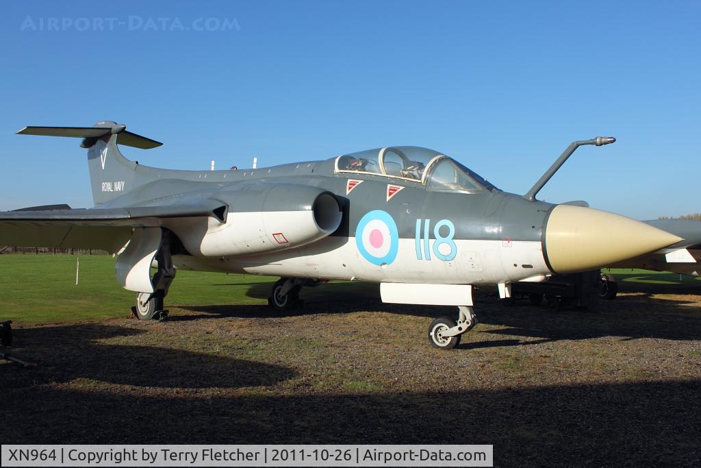 XN964, 1963 Blackburn Buccaneer S.1 C/N B3-19-62, At Newark Air Museum in the UK
