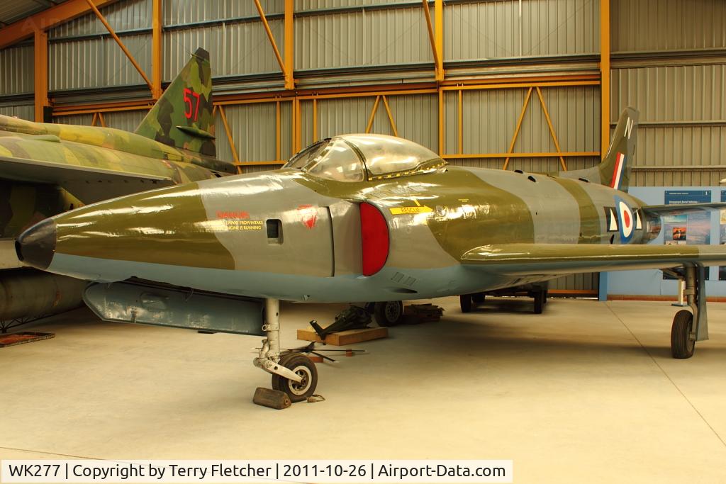 WK277, Supermarine Swift FR.5 C/N Not found WK277, At Newark Air Museum in the UK
