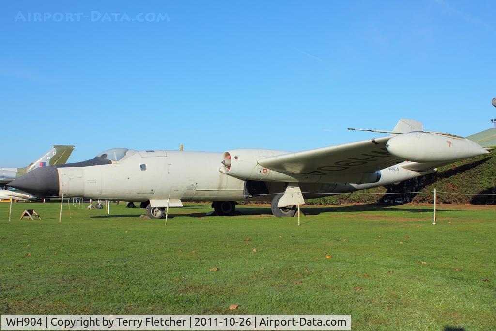 WH904, 1954 English Electric Canberra T.19 C/N SH1647, At Newark Air Museum in the UK