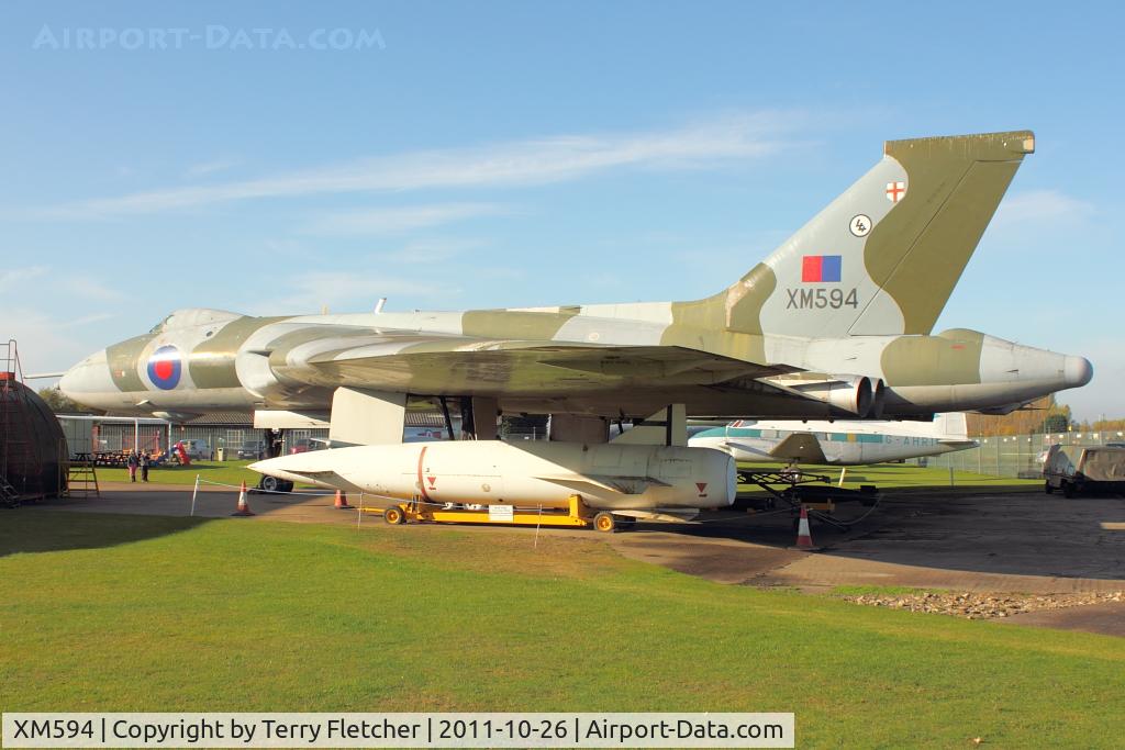 XM594, 1963 Avro Vulcan B.2 C/N Set 58, At Newark Air Museum in the UK
