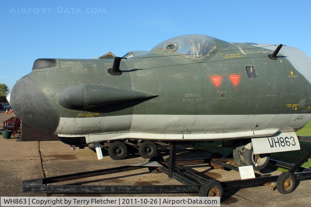 WH863, English Electric Canberra T.17 C/N SH1620, At Newark Air Museum in the UK