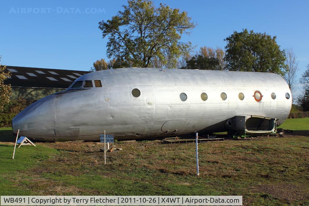 WB491, 1951 Avro 706 Ashton C/N 1396, At Newark Air Museum in the UK