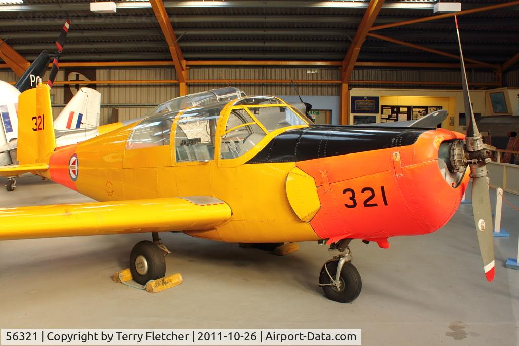 56321, Saab 91B-2 Safir C/N 91-321, At Newark Air Museum in the UK