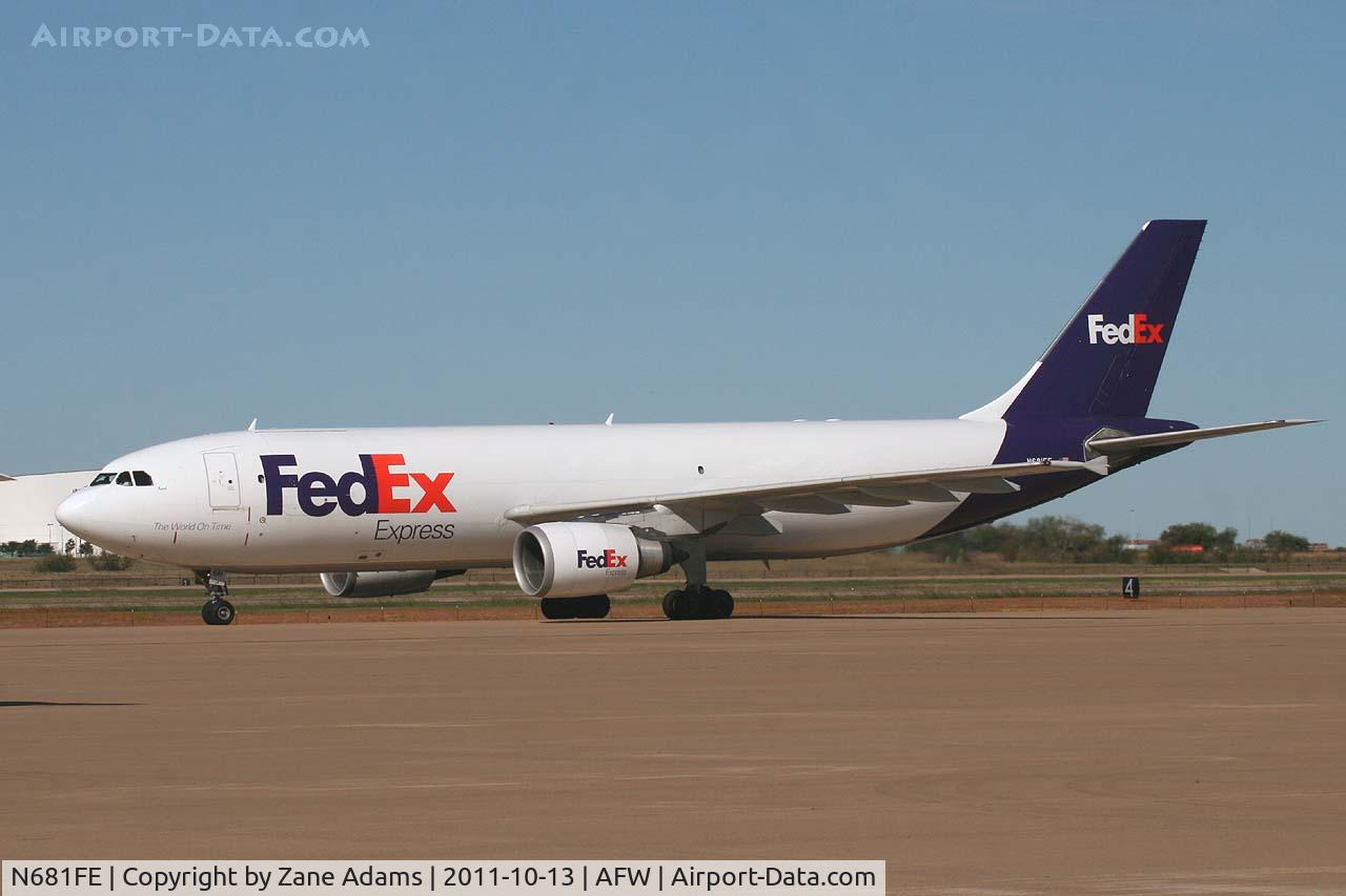 N681FE, 1999 Airbus A300F4-605R C/N 0799, At Alliance Airport - Fort Worth, TX