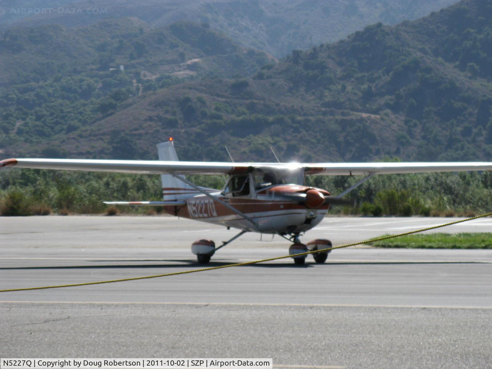 N5227Q, 1971 Cessna 150L C/N 15073127, 1971 Cessna 150L COMMUTER, Continental O-200 100 Hp, taxi