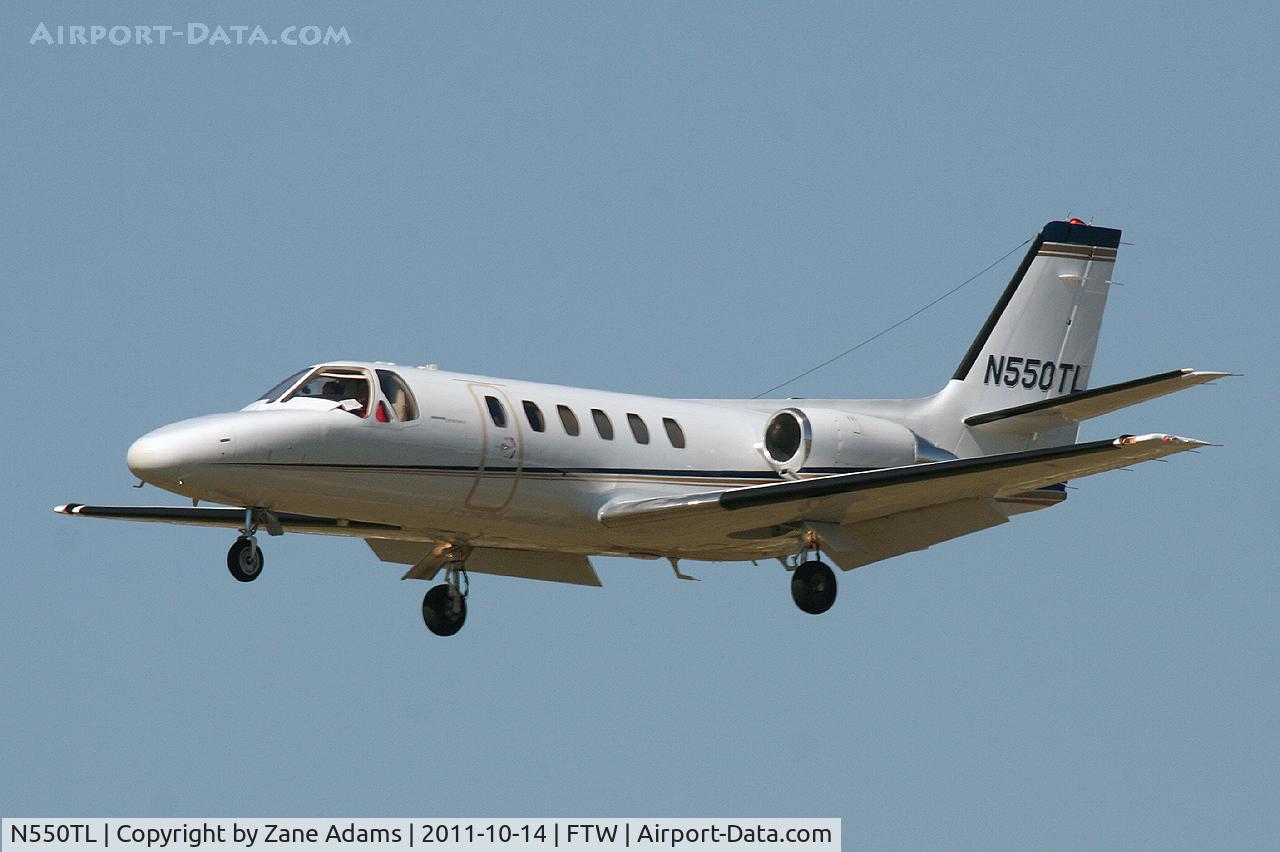 N550TL, 1992 Cessna 550 Citation II C/N 550-0716, At Meacham Field - Fort Worth, TX