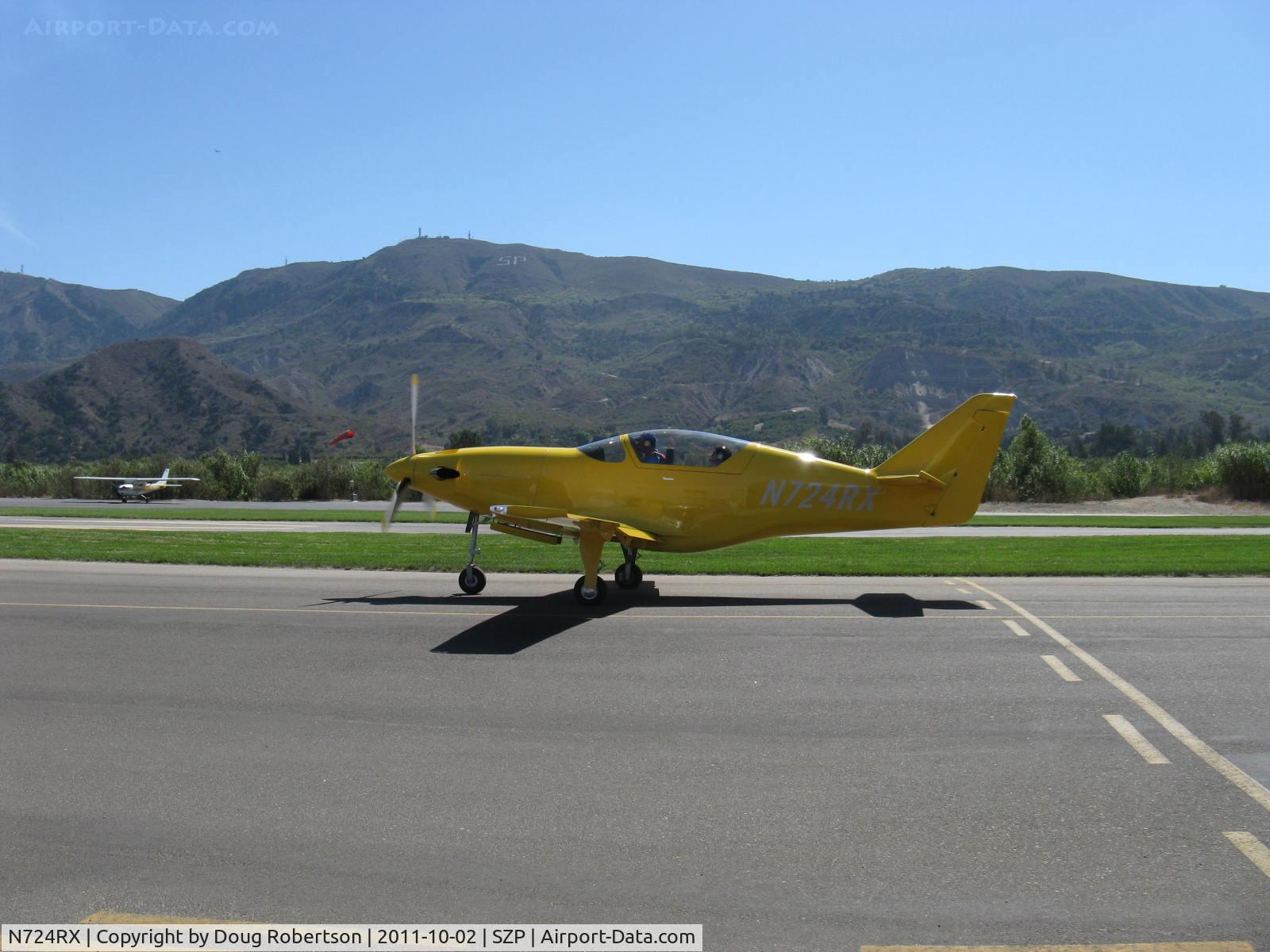 N724RX, 2006 Legend Aircraft Legend C/N 001, 2006 Snead SPECIAL TURBINE LEGEND, Walter M601-D Turbine 724 shp, taxi