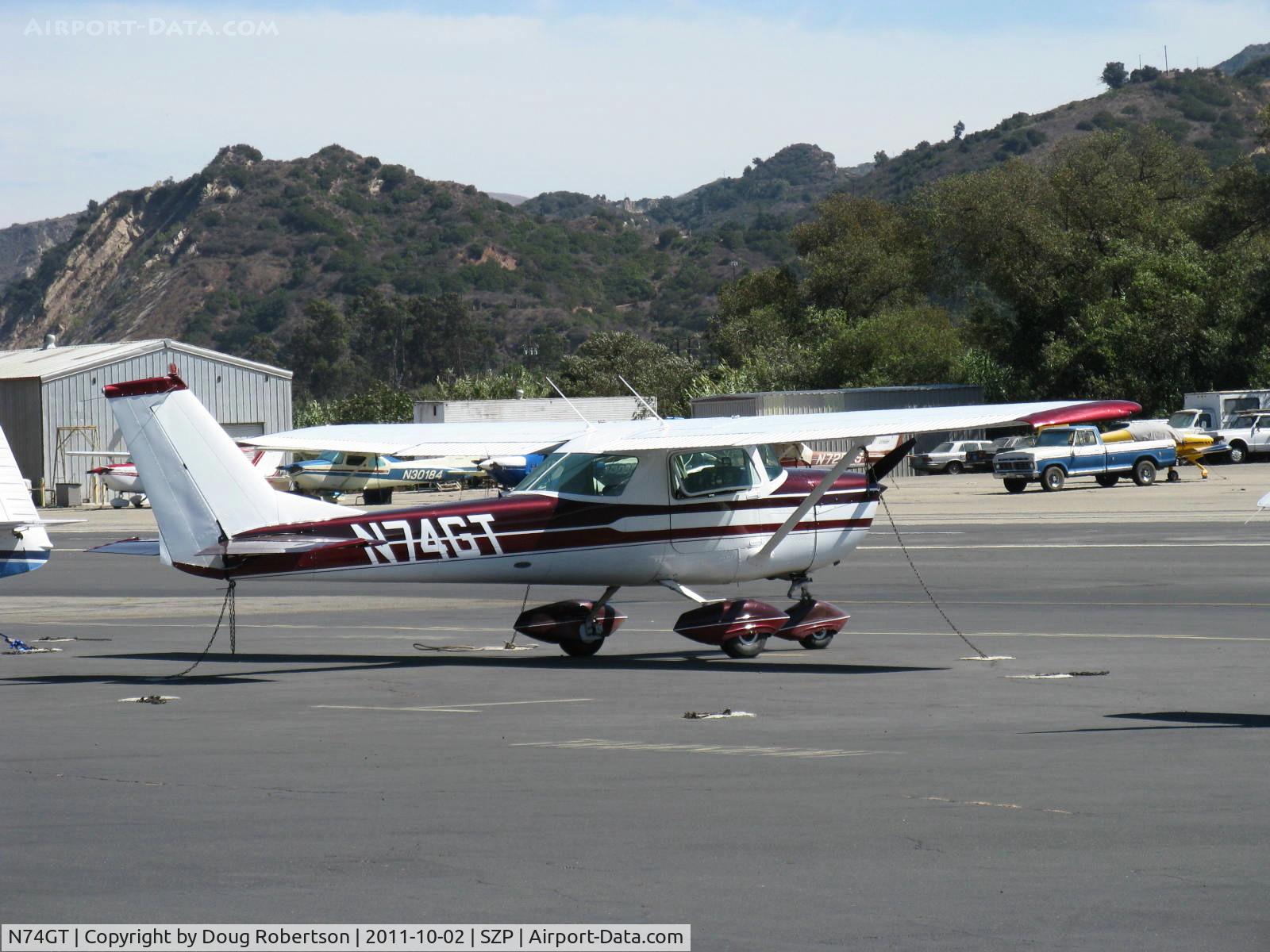 N74GT, 1969 Cessna 150J C/N 15070302, 1969 Cessna 150J, Continental O-200 100 Hp